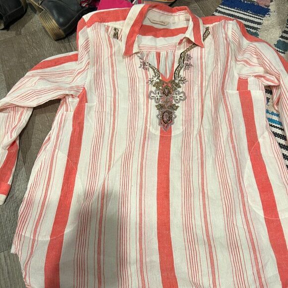 Soft Surroundings blouse tunic M - Picture 5 of 11